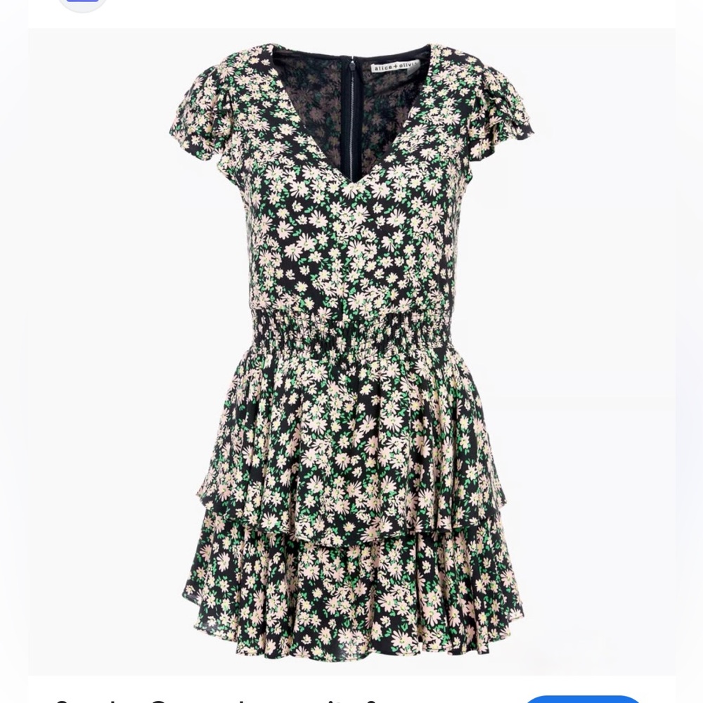 Alice & Olivia floral romper